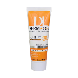 کرم ضد آفتاب بی رنگ پوست های خشک و معمولی سانلیفت درمالیفت SPF50 حجم 40 میلی لیتر