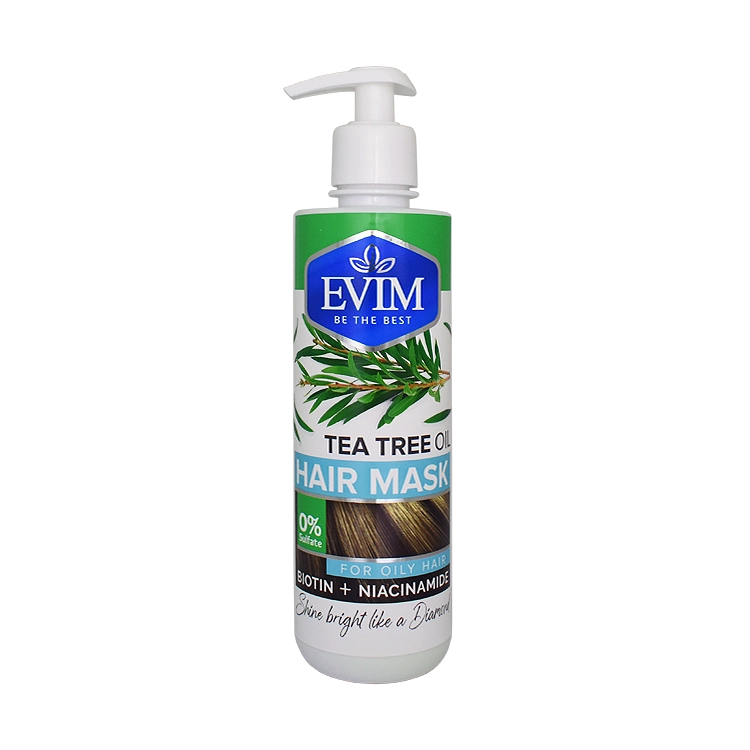 ماسک مو فاقد سولفات روغن درخت چای ایویم حجم 400 میلی لیتر