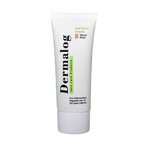 کرم ضد جوش رنگی بژ طبیعی درمالوگ حجم 50 میلی لیتر