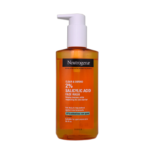 ژل شستشوی صورت سالیسیلیک اسید 2 درصد نوتروژینا مدل Clear & Defend حجم 200 میلی لیتر