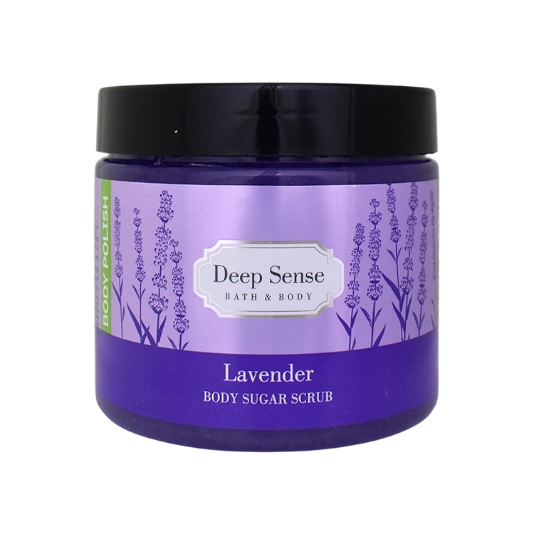 ژل اسکراب شکری بدن انواع پوست لوندر دیپ سنس حجم 400 میلی لیتر