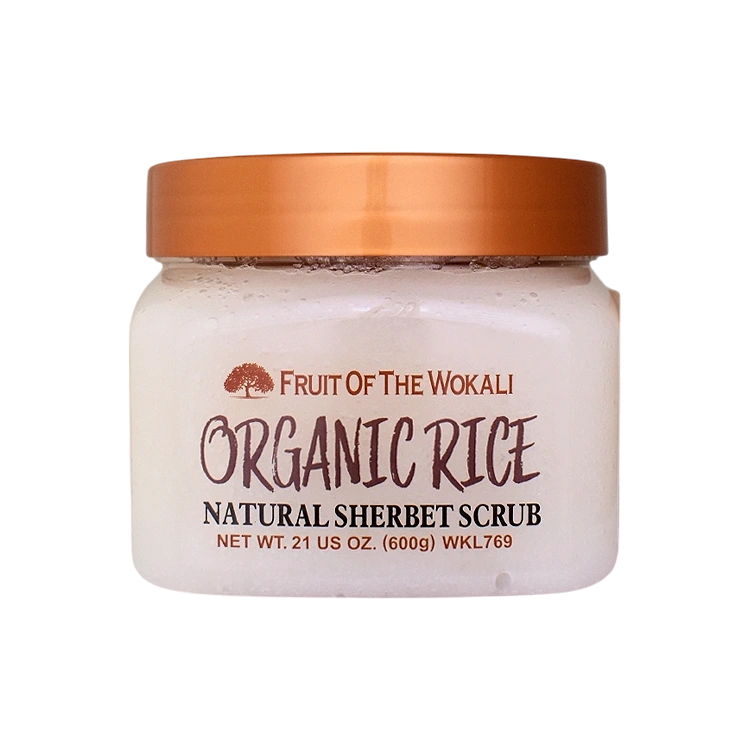 ژل اسکراب شکری بدن برنج ارگانیک وکالی وزن 600 گرم