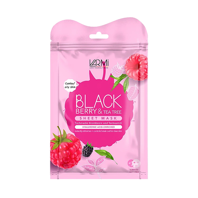 دبل ماسک صورت نقابی آبرسان تمشک و درخت چای وارمی