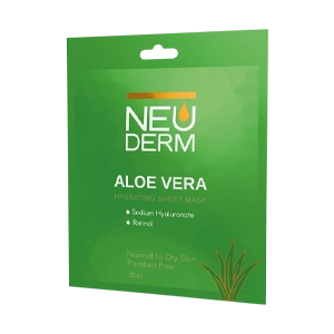 ماسک صورت عصاره آلوئه ورا نئودرم حجم 25 میلی لیتر