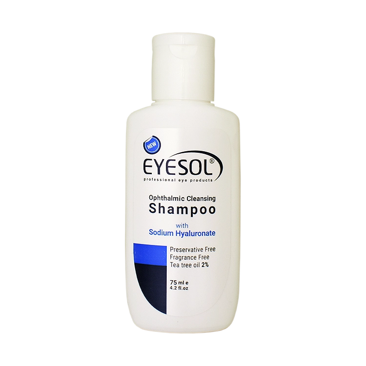 شامپو شستشوی پلک و مژه آیسول حجم 75 میلی لیتر