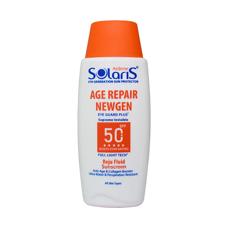 فلویید ضد آفتاب ضد چروک بی رنگ ایج ریپیر نیوژن آردن سولاریس SPF50 حجم 100 میلی لیتر