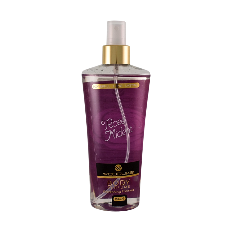 بادی اسپلش زنانه وودلایک مدل Rose Midnet حجم 250 میلی لیتر