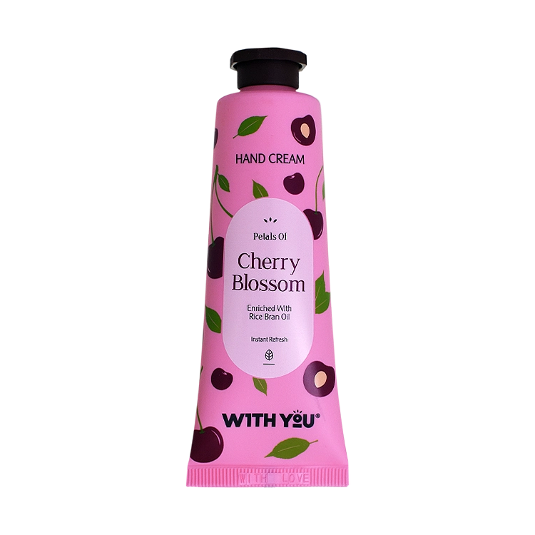 کرم دست تیوپی شکوفه گیلاس ویت یو حجم 50 میلی لیتر