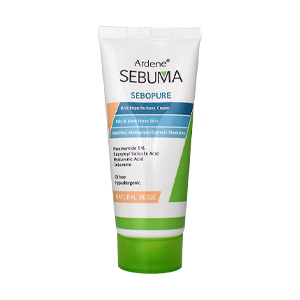 کرم ضد جوش رنگی بژ طبیعی آردن سبوما مدل Sebopure حجم 30 میلی لیتر