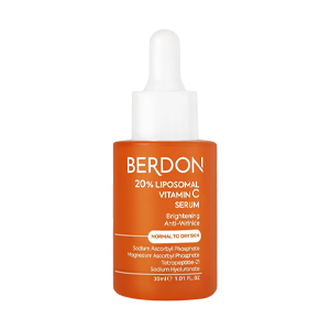 سرم ویتامین سی 20 درصد پوست های خشک و معمولی بردون حجم 30 میلی لیتر