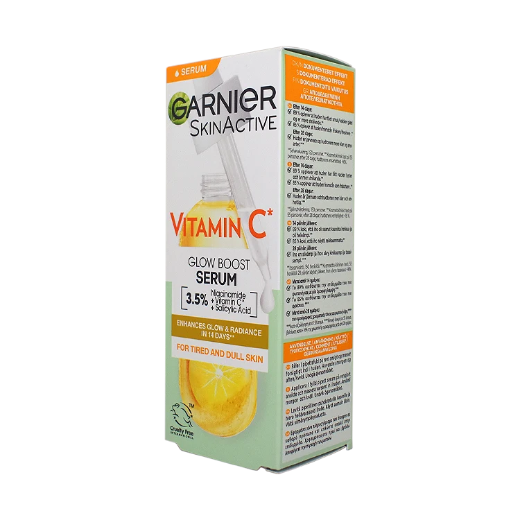 قیمت سرم روشن کننده ویتامین سی 3.5 درصد گارنیه حجم 30 میلی لیتر