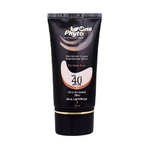 کرم ضد آفتاب بژ خیلی روشن پوست های چرب و حساس فیتو وان spf40 حجم 30 میلی لیتر