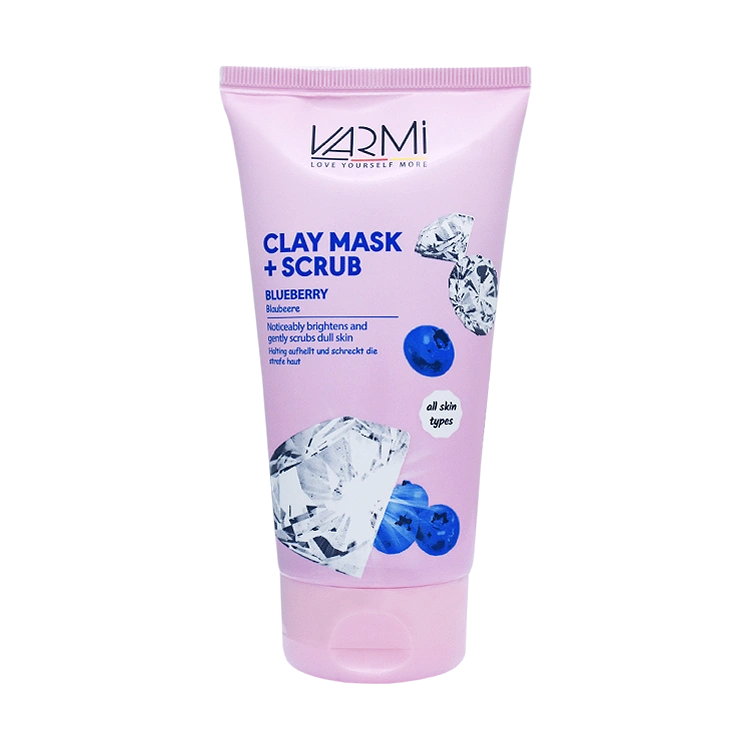 ماسک اسکراب درخشان کننده بلوبری و الماس وارمی حجم 150 میلی لیتر