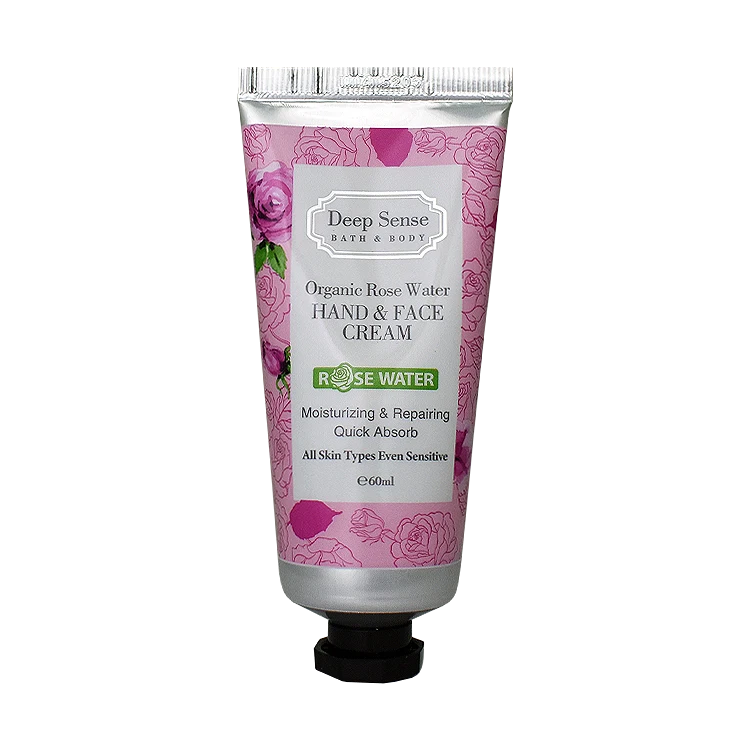 کرم مرطوب کننده تیوپی پوست حساس گلاب دیپ سنس حجم 60 میلی لیتر