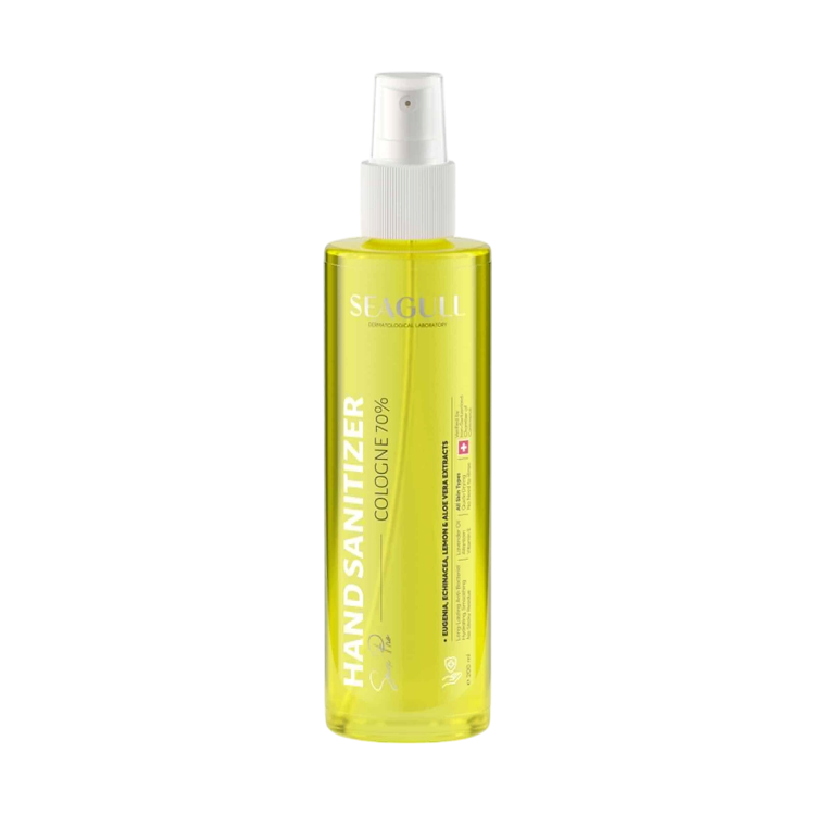 اسپری ضد عفونی کننده و خوشبو کننده دست الکل 70 درصد سی گل حجم 200 میلی لیتر