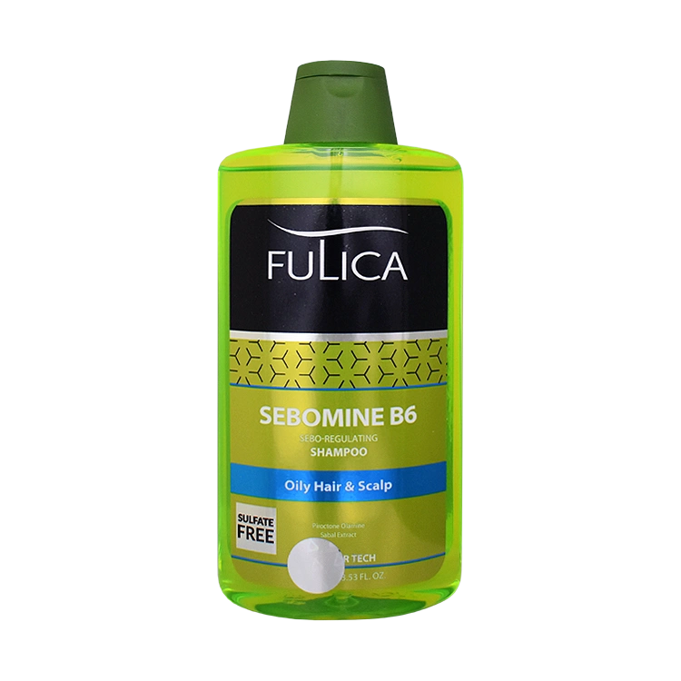 شامپو فاقد سولفات موهای چرب فولیکا مدل Sebomine B6 حجم 400 میلی لیتر