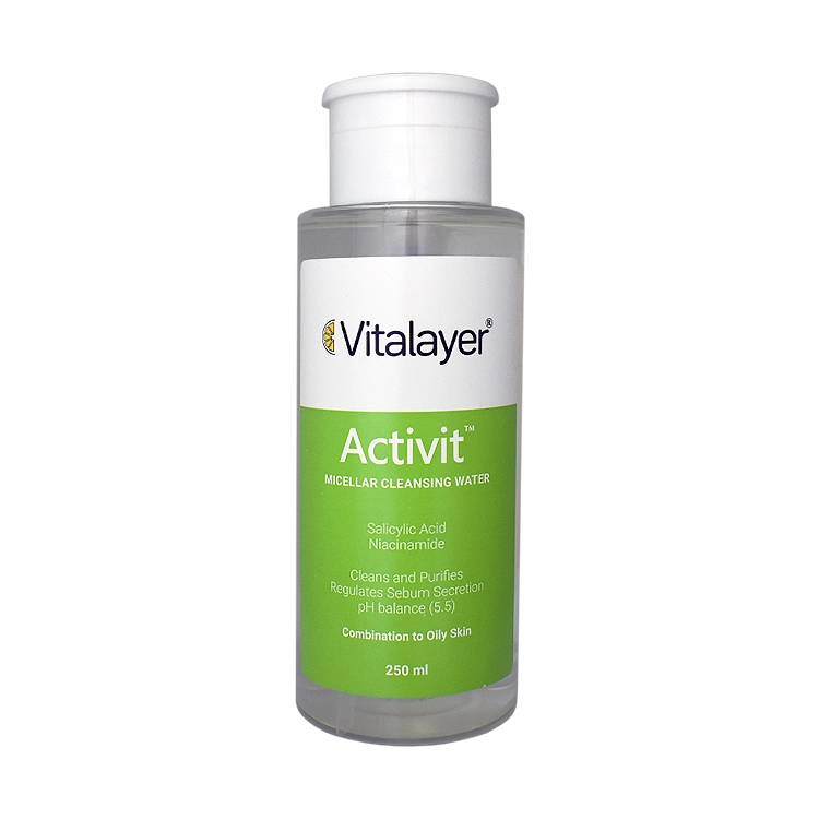 میسلار واتر پوست های مختلط و چرب اکتی ویت ویتالیر حجم 250 میلی لیتر
