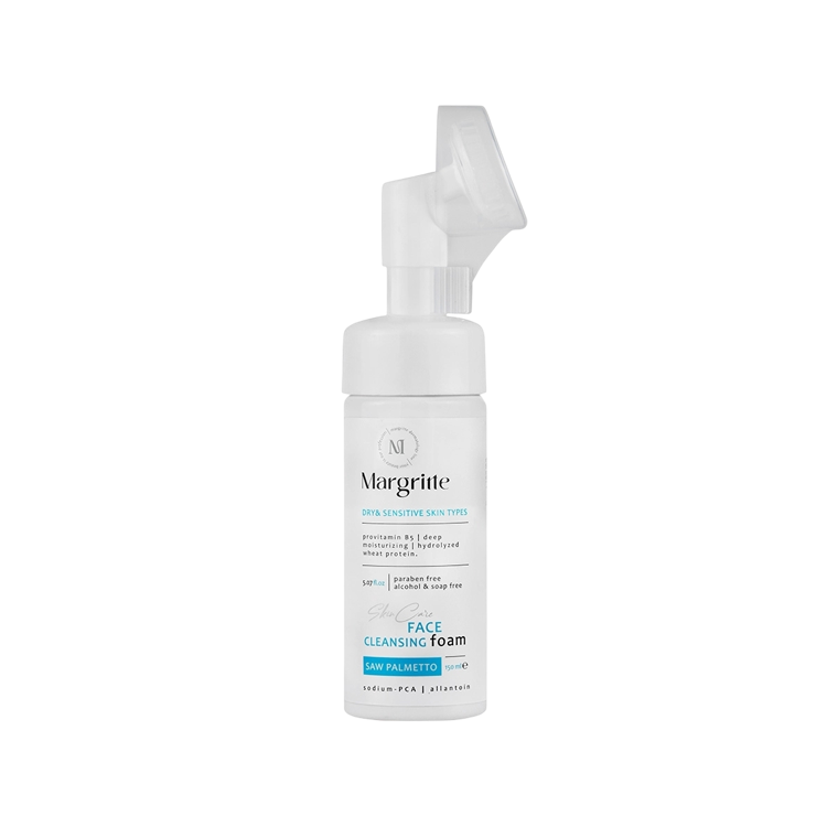 فوم شستشوی صورت پوست های خشک و حساس مارگریت حجم 200 میلی لیتر