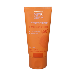 کرم ضد آفتاب بی رنگ پوست های مختلط و چرب هایلی پروتکتیو نئودرم SPF50 حجم 50 میلی لیتر