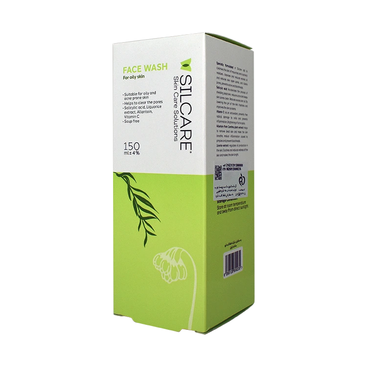 قیمت ژل شستشوی صورت پوست های چرب و جوشدار سیلکر حجم 150 میلی لیتر