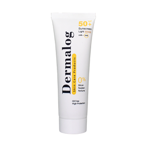 کرم ضد آفتاب رنگی روشن پوست های مختلط و چرب درمالوگ SPF50 حجم 50 میلی لیتر