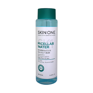 میسلار واتر پوست های مختلط و چرب اسکین وان حجم 250 میلی لیتر