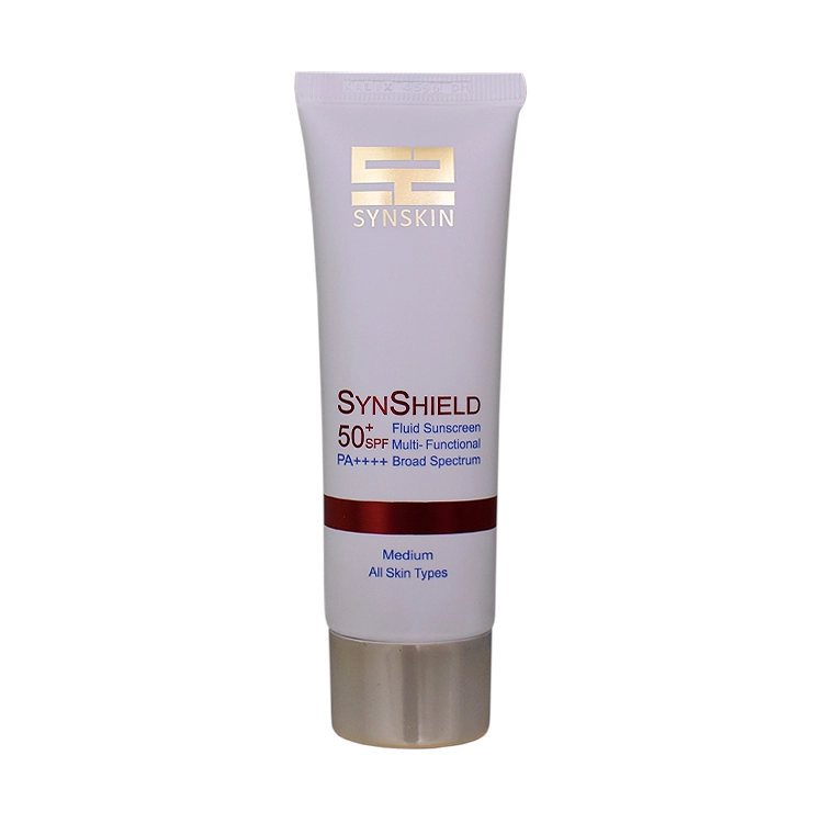 فلویید ضد آفتاب بژ متوسط انواع پوست ساین شیلد ساین اسکین SPF50 حجم 50 میلی لیتر