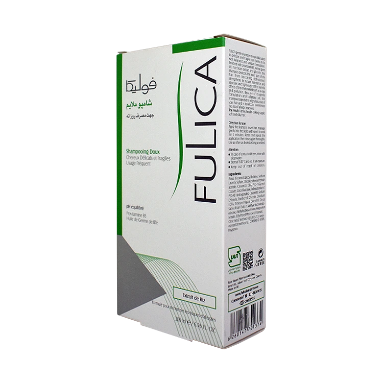 قیمت شامپو ملایم روزانه فولیکا حجم 200 میلی لیتر