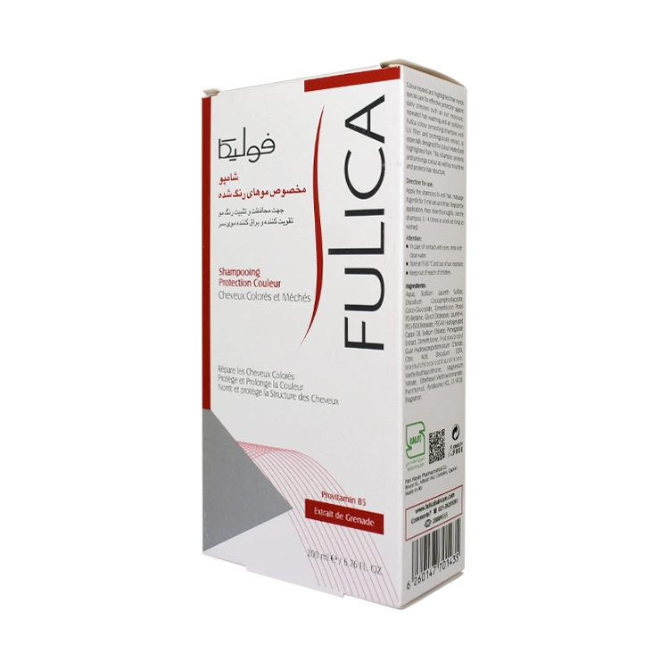 قیمت شامپو موهای رنگ شده فولیکا حجم 200 میلی لیتر