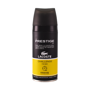 اسپری بدن مردانه پرستیژ مدل Lacoste Challenge حجم 150 میلی لیتر