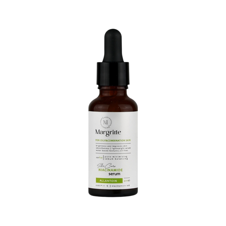 سرم جمع کننده منافذ نیاسینامید 10 درصد و زینک 1 درصد مارگریت حجم 30 میلی لیتر