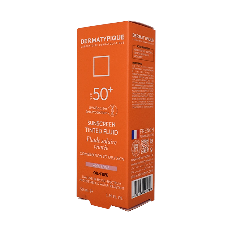 قیمت فلویید ضد آفتاب رز بژ پوست های مختلط و چرب درماتیپیک SPF50 حجم 50 میلی لیتر