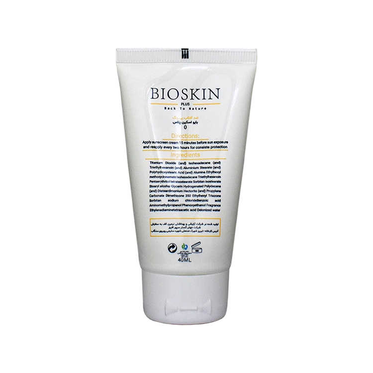 خرید کرم ضد آفتاب بی رنگ پوست های مختلط و چرب بایو اسکین SPF50 حجم 40 میلی لیتر