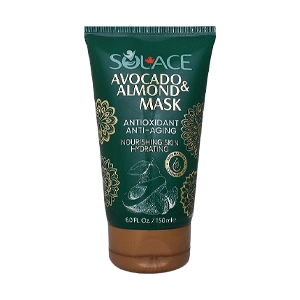 ماسک خاک رس ضد چروک روغن بادام و آووکادو سولس حجم 150 میلی لیتر