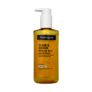 ژل میسلار پاک کننده آرایش زردچوبه نوتروژینا مدل Clear & Soothe حجم 200 میلی لیتر