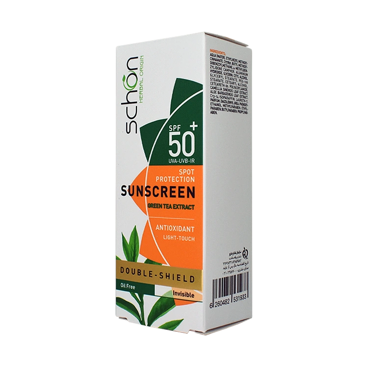 قیمت کرم ضد آفتاب بی رنگ پوست های مختلط و چرب دابل شیلد شون SPF50 حجم 50 میلی لیتر
