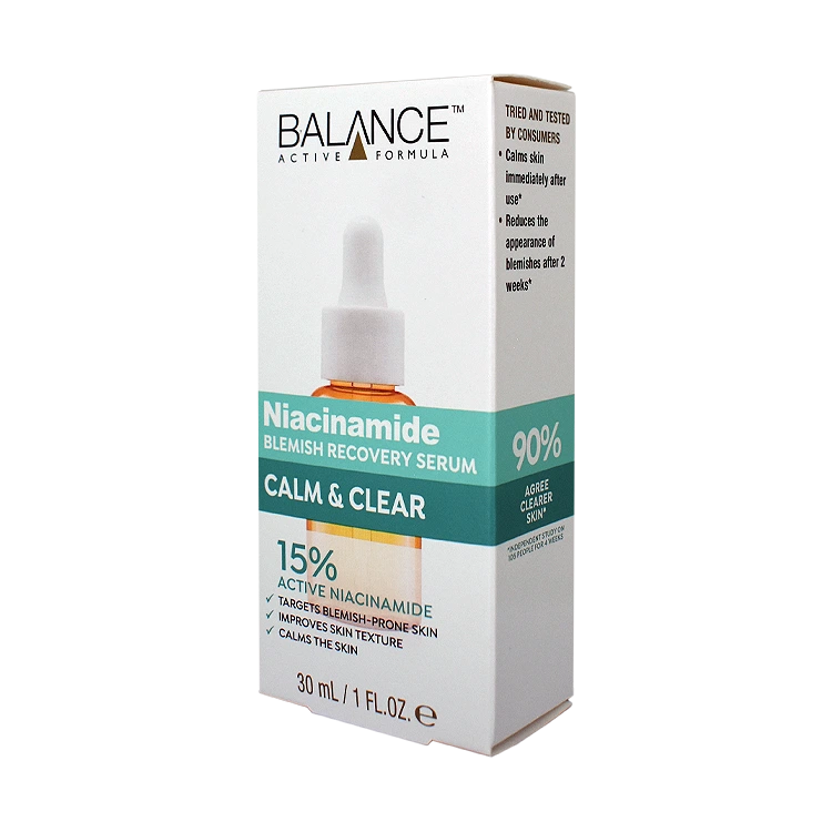 مشخصات سرم جمع کننده منافذ نیاسینامید 15 درصد بالانس حجم 30 میلی لیتر