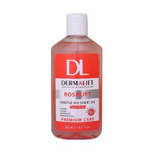 ژل شستشوی صورت پوست حساس رزالیفت درمالیفت حجم 200 میلی لیتر