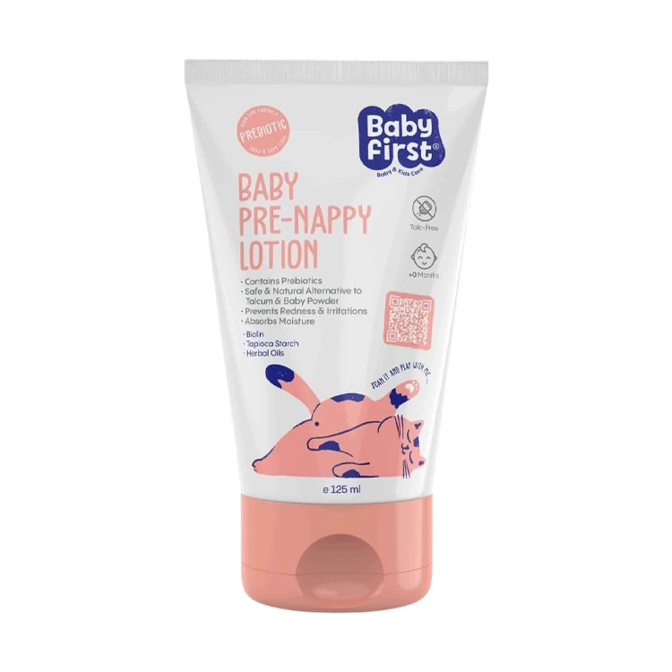لوسیون محافظ پا کودک بیبی فرست حجم 125 میلی لیتر