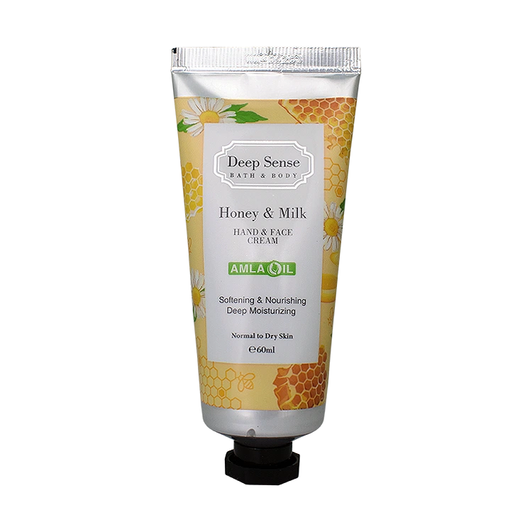 کرم مرطوب کننده تیوپی پوست های خشک و معمولی شیر و عسل دیپ سنس حجم 60 میلی لیتر