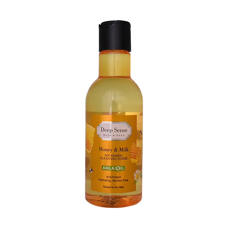 تونر پوست های خشک و معمولی شیر و عسل دیپ سنس حجم 160 میلی لیتر