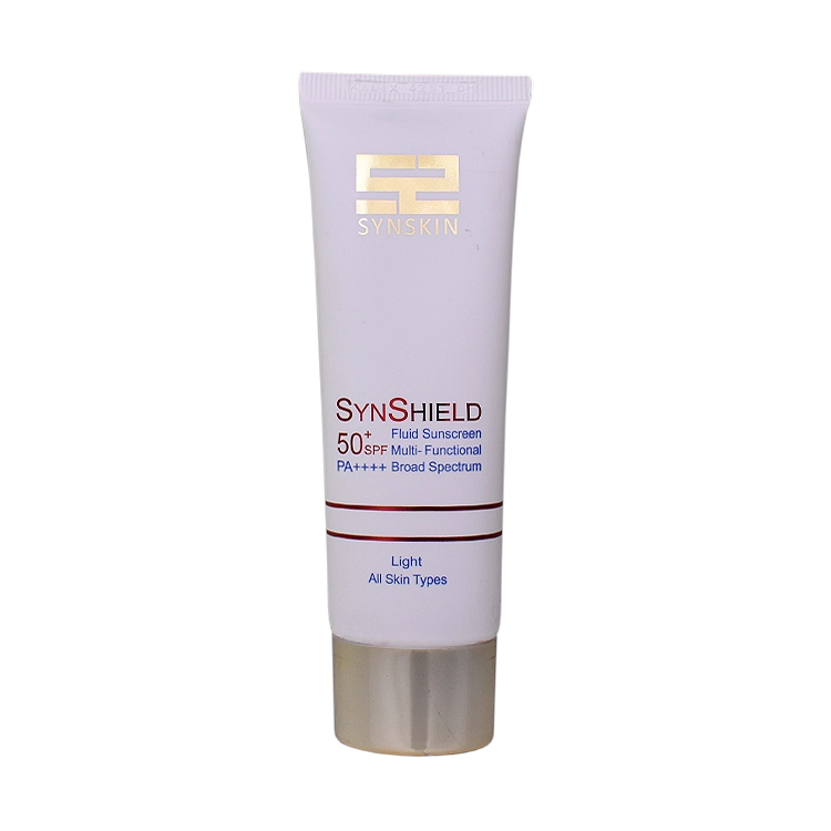 فلویید ضد آفتاب بژ روشن انواع پوست ساین شیلد ساین اسکین SPF50 حجم 50 میلی لیتر