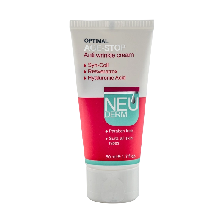 کرم ضد چروک اپتیمال ایج استاپ نئودرم حجم 50 میلی لیتر