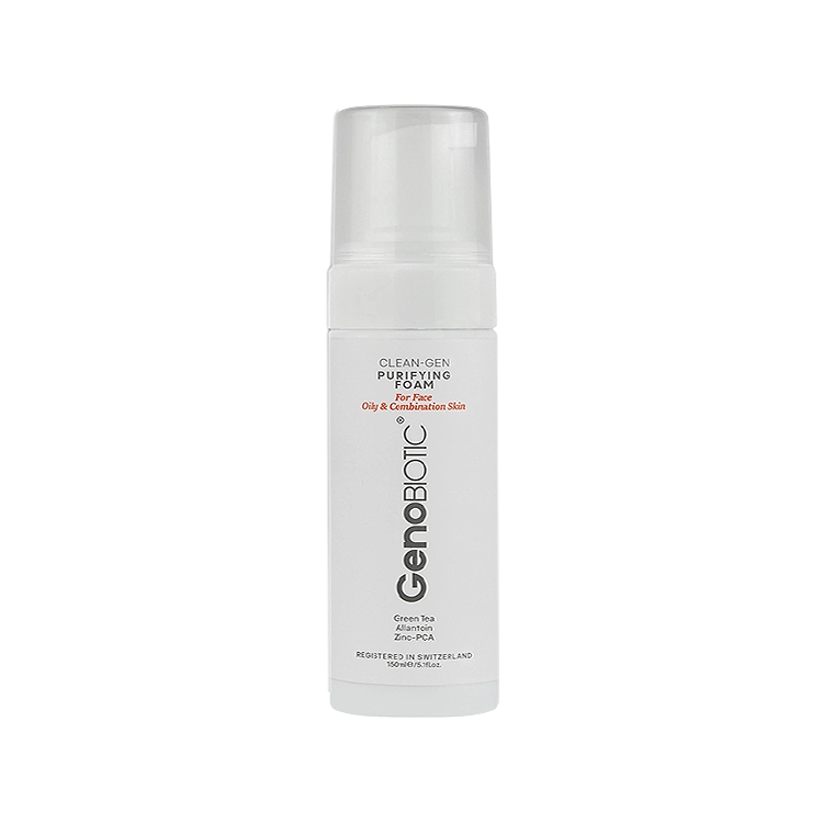 فوم شستشوی صورت پوست های مختلط و چرب ژنوبایوتیک حجم 150 میلی لیتر