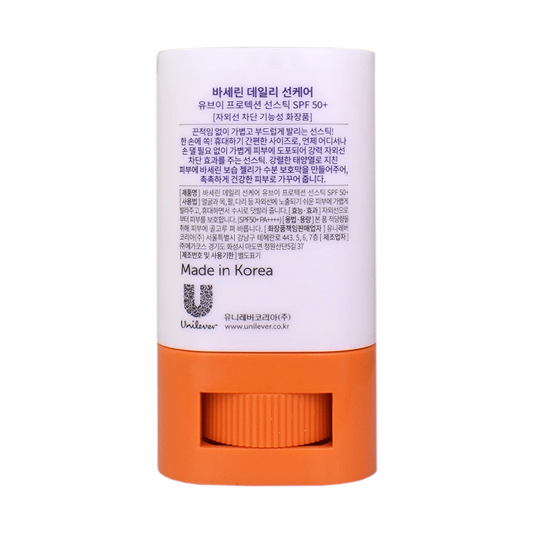 خرید استیک ضد آفتاب بی رنگ انواع پوست وازلین SPF50 وزن 15 گرم