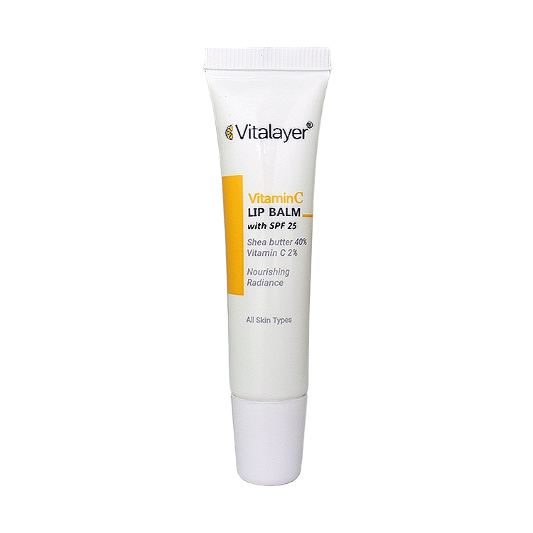 بالم لب روشن کننده ویتامین سی SPF25 ویتالیر حجم 15 میلی لیتر
