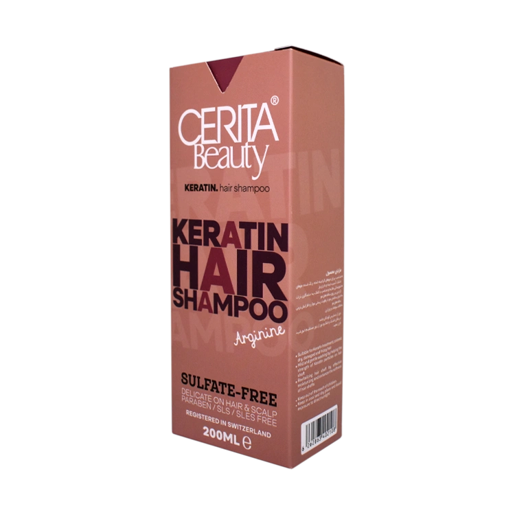 قیمت شامپو فاقد سولفات موهای کراتینه سریتا حجم 200 میلی لیتر