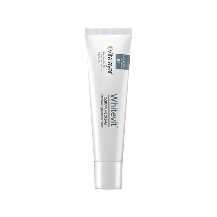 کرم ضد لک و روشن کننده قوی سیستئامین 5 درصد وایت ویت ویتالیر حجم 40 میلی لیتر