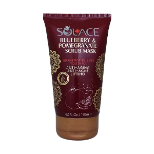 ماسک اسکراب لیفتینگ انار و بلوبری سولس حجم 150 میلی لیتر