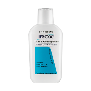 شامپو موهای چرب پروتئین جوانه گندم ایروکس حجم 200 میلی لیتر